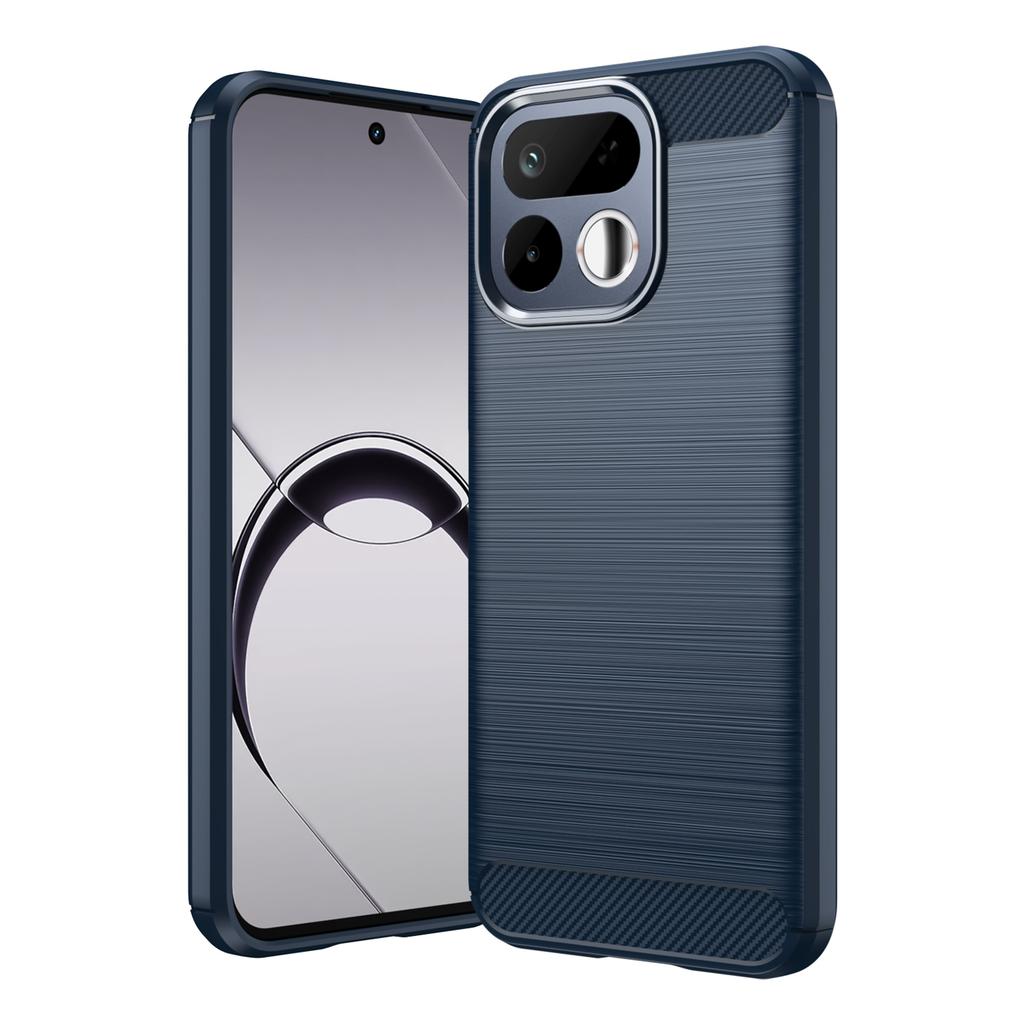 Oppo Realme 16T 5G Phone Case,Flexible TPU Carbon Fiber Shock Protective Case Cover for Oppo Realme 16T 5G