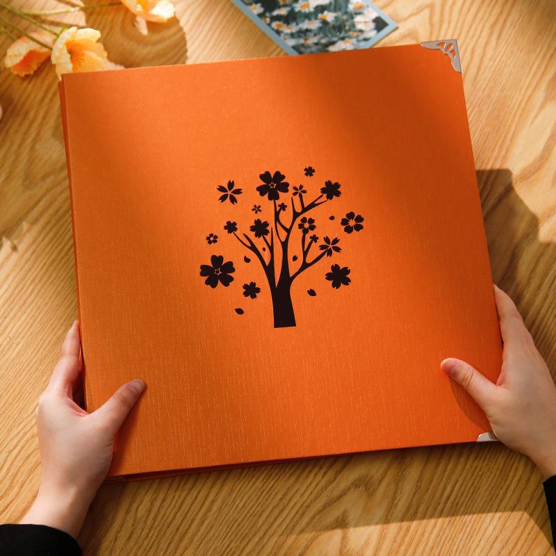 Álbum de Fotos Autoadhesivo Hecho a Mano de Gran Capacidad para Recuerdos Familiares y de Bebé