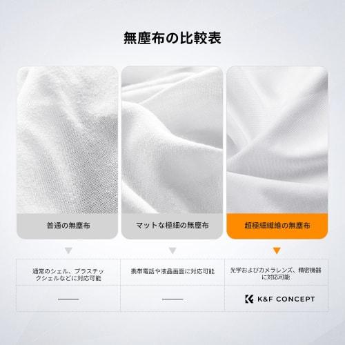 K&F Concept 82mm Lens Cap 4 Piece Set Lens Cap + Cleaning Cloth + Loss Prevention Strap Lens Protect Cap Inner Type One Touch