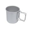 Ultraleichter Tragbarer Faltbarer Campingbecher aus Aluminiumlegierung - Outdoor Reise Picknick Kaffee Tee Tasse zum Wandern Rucksackreisen