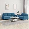 VidaXL Sofa Set with 2 Pcs Cushions, Sofas with Armrests, Furniture Set, Living Room Furniture, Modern, 3201525