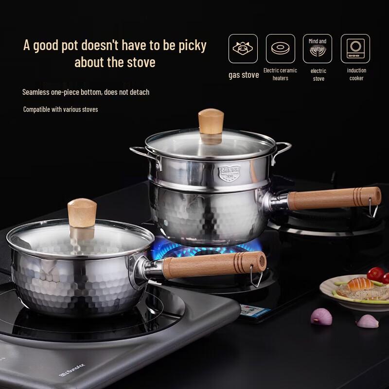 Berens 18cm Stainless Steel Yukihira Pot