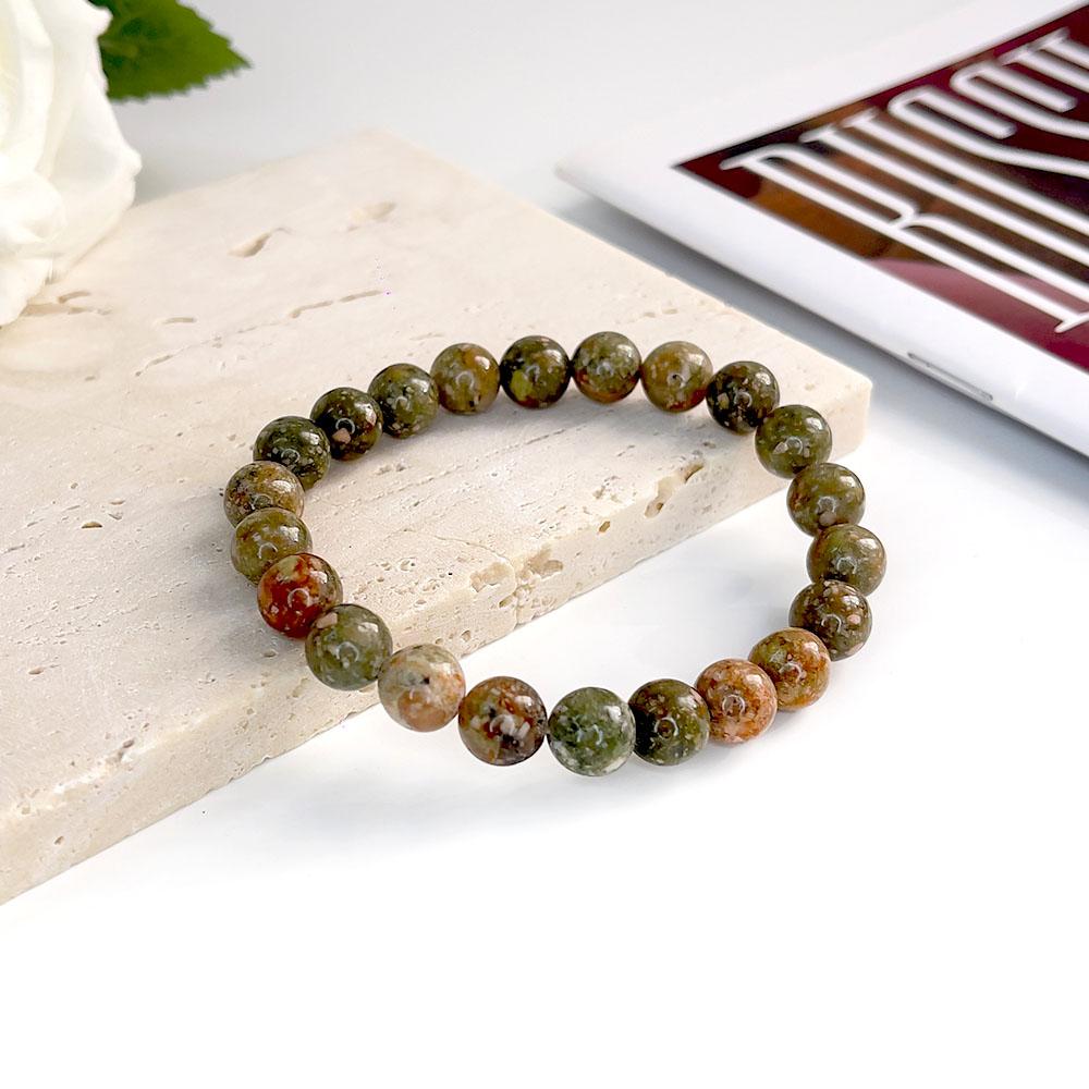 Wholesale 8 Mm Charm Beaded Bracelet Natural Stone Bracelet Crystal Bracelet Natural Stone Beaded Bracelet