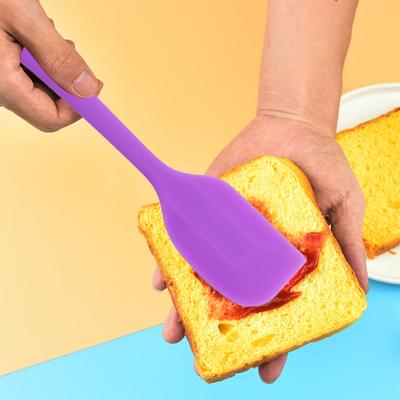 Silicone Scraper for Baking Cooking Mixing Spatula Colorful Heat Resistant Scraping Non Stick BPA-Free