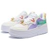 New LiNing Wave Low Top Skateboard Shoes Women's White Purple AGCS198-1
