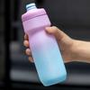 Squeeze Type Sport Bottle 650ml Large Capacity Bicycles Water Kettle Road Bike Portable Kettle with No Lift Nozzle