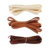 Cordón de Cuero Suave Cuerda de Gamuza Hilo para Trenzar Cordones Manualidades Joyería DIY