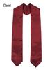 Custom Children's Satin Graduation Gown Set with Embroidered Sash, Tie, and Shawl