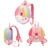 Kawaii Backpack Cartoon Children's Schoolbag Cute Rainbow Doughnut Kindergarten Leisure Backpack Boys and Girls 1-3 5-6 Years