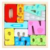 New 3D Puzzle Wooden Toys Baby Learning Educational Hand Grasp Board Cartoon Animal Fruit and Vegetable Jigsaw Toy Gifts