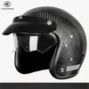Startus Carbon Fiber 3/4 Motorcycle Half Helmet
