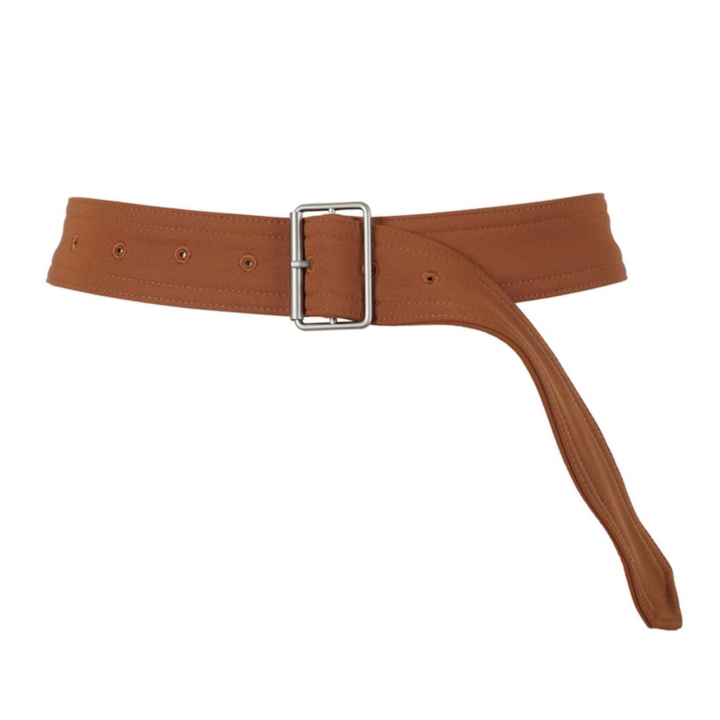 Women Wide Waist Belt Waistband Outerwear for Coat Windbreaker Multicolored Winter Coat Waist Belt with Buckle