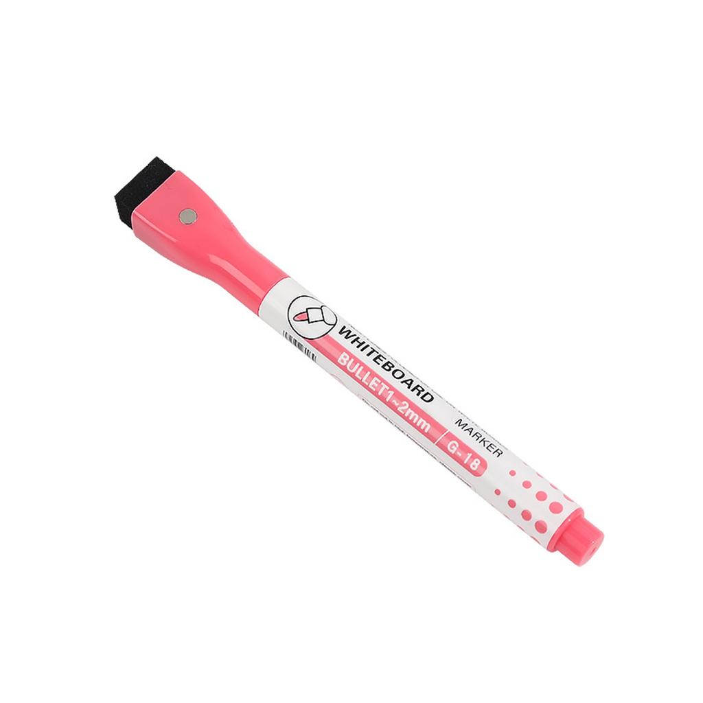 Magnetiska whiteboardmarkörer, 8 stycken färgglada finspetsmarkörer med sudd för hem- och skolmaterial 2 ml