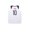 Nike 2019-2020 World Cup USA Home Jersey Featuring Jayson Tatum #10, Breathable Quick-Dry Basketball Vest Men Tops White CD3189-123