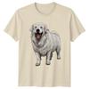 Great Pyrenees Dog Animals Graphic Unisexs TShirt Unisexs Tee