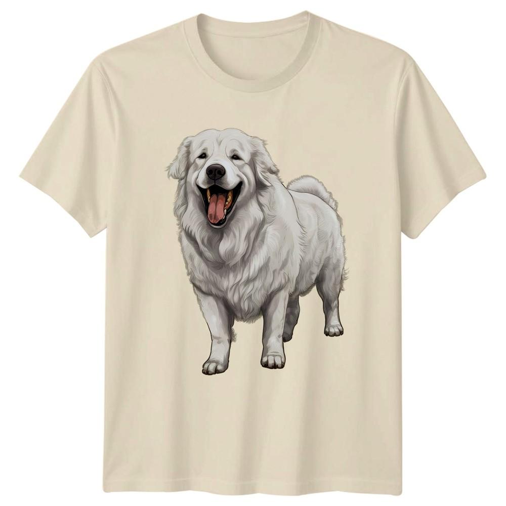 Great Pyrenees Dog Animals Graphic Unisexs TShirt Unisexs Tee