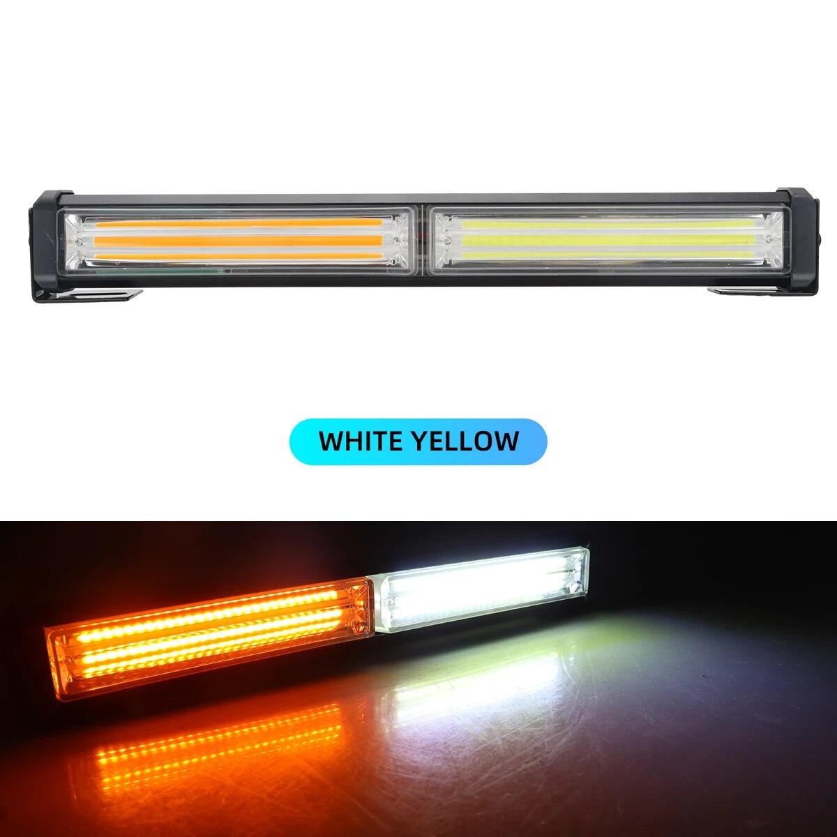 1 шт., лобовое стекло, автомобильный стробоскоп, аварийный мигающий фонарь, автомобильный предупреждающий свет, светодиодный рабочий свет, двухцветный