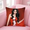 Popular Fashion Chinese Actress CCheng Xiao Cushion Cover Pillow Case Soft Friendly Fabric  Concealed Zipper
