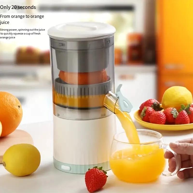Portable USB Rechargeable Citrus Juicer, Orange Juicer High Juice Yield for Multi-Functional Electric Juicer