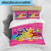 3PCS Teletu-bbies Celebrate Pride 3pcs Bedding,Including 3PCS Duvet Cover And 2pcs Pillowcases Perfect for Christmas,Ideal for Bedroom, Dormitory