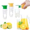 Compact Citrus Juicer: Portable Lemon & Orange Spiral Press