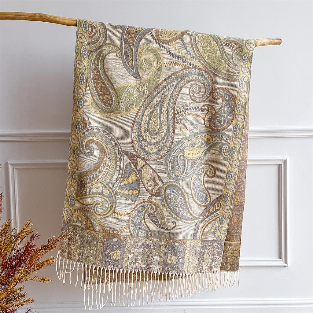 Luxury Cashmere Winter Scarves Women Thicken Pareo Cape Warm Pashmina Shawl Chunky Headscarf Wrap Lady Elegant Poncho Turban