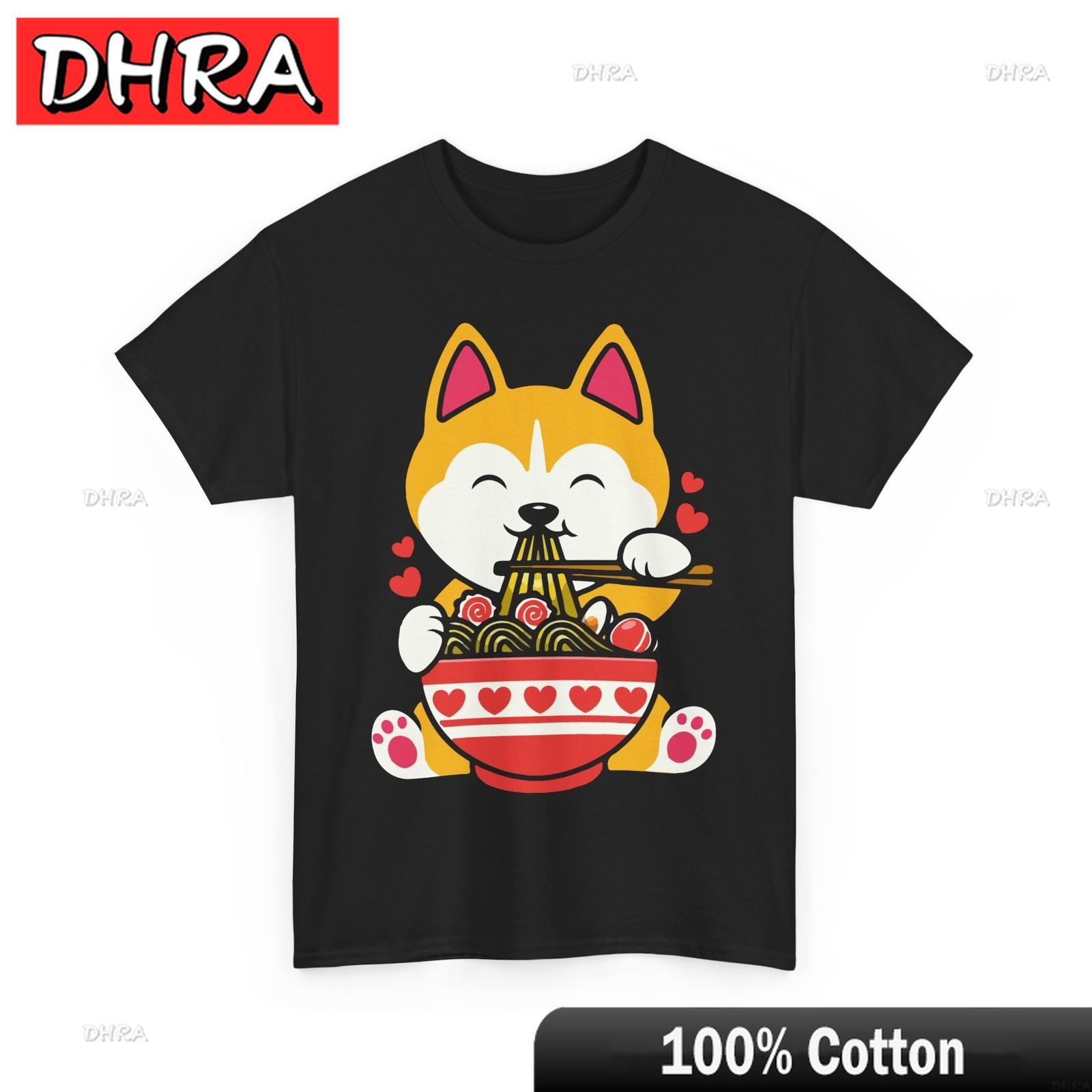 Neko RaUnisex Cute RaUnisex Cat Japanese Noodle Funny Anime TShirt Lucky Cat Shirt Tshirts Simple Edgy Cute Top Male Festival Look S