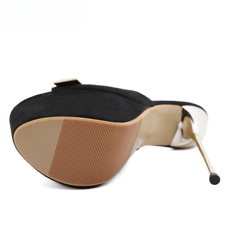 Fashion Luxury Women's High Heels Crystal Nightclub Wedding Women’s Slippers Fashion Sexy Platform Thin High Heels Summer Party Sandals