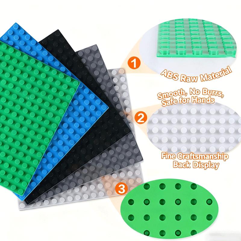Classic Baseplate 32x32 Dots Building Blocks Bricks Base Plates DIY Plastic Board Building Blocks Baseplates Construction Toys