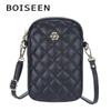 E Mobile Phone Carry-on Bag Women's Meiling Small Bag Double Zipper Messenger Women's Bag Change Vertical Mobile Phone Bag