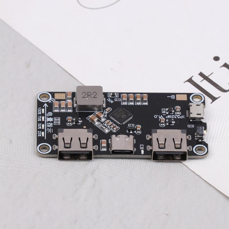 Ip5328P Bidirectional Fast Charge Module 3.7V To 5V/9V/12V Boost Converter For Power Bank Diy Charging Discharging