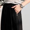 Sancai Women's High-Waist Acetate Wide-Leg Pants