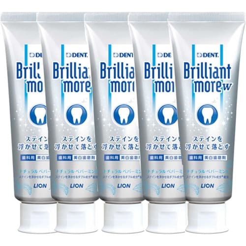 

Lion Brilliant More Fresh Spearmint Whitening Toothpaste (5-Pack)