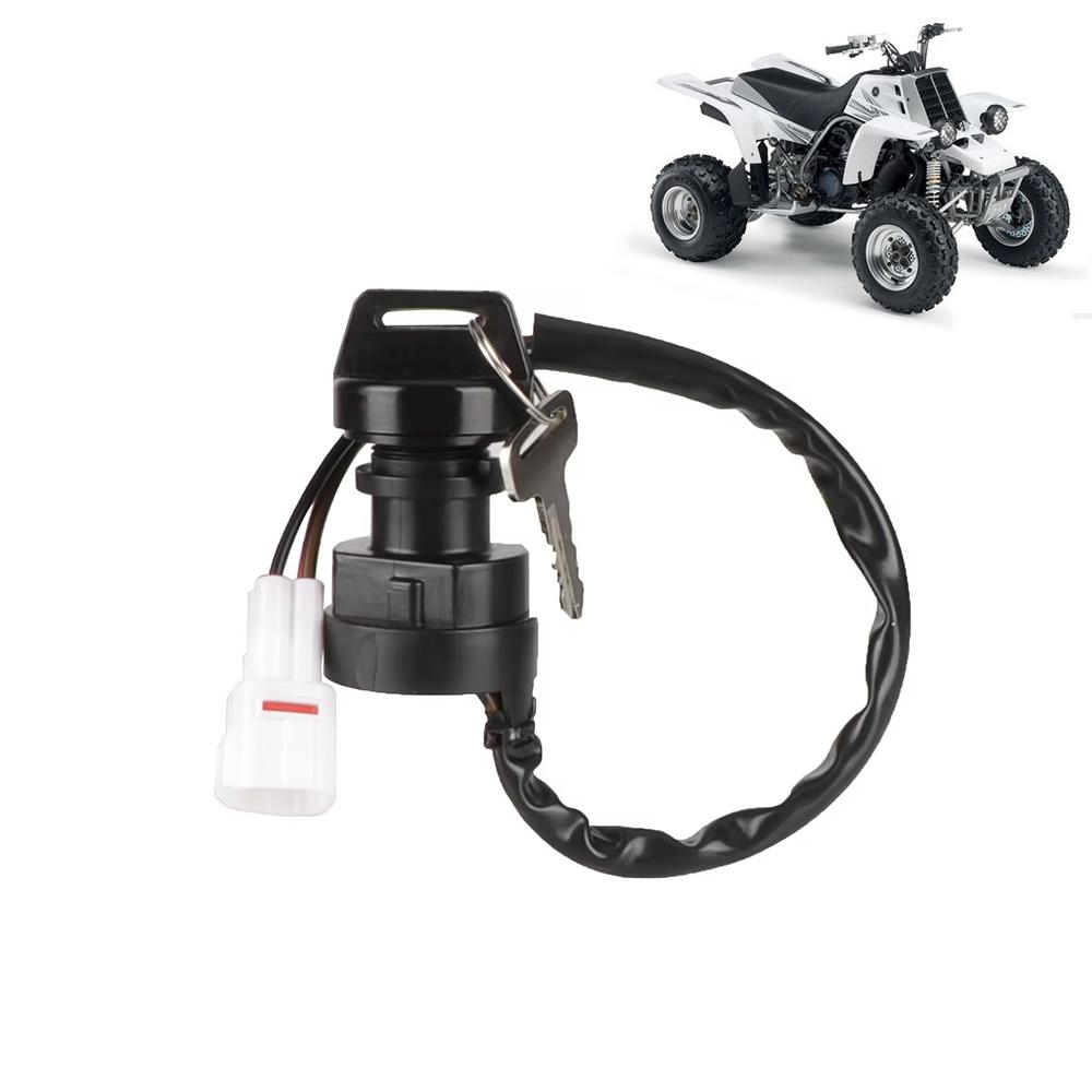 Ignition Key Switch Fit For Yamaha YFM350 Raptor 50 80 Big Bear 350 Warrior Banshee 350 YFZ350 350 Grizzly YFM600 Kodiak YFM400