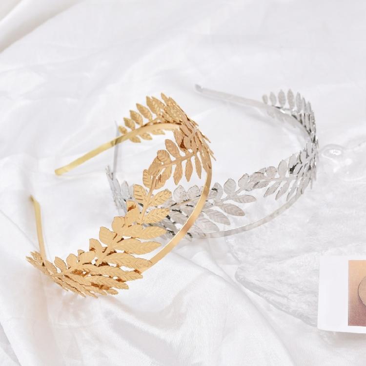 Halloween Kopfschmuck Blatt-Haarbänder Braut Griechisches Blumiges Haaraccessoire für Kostümpartys Modischer Look