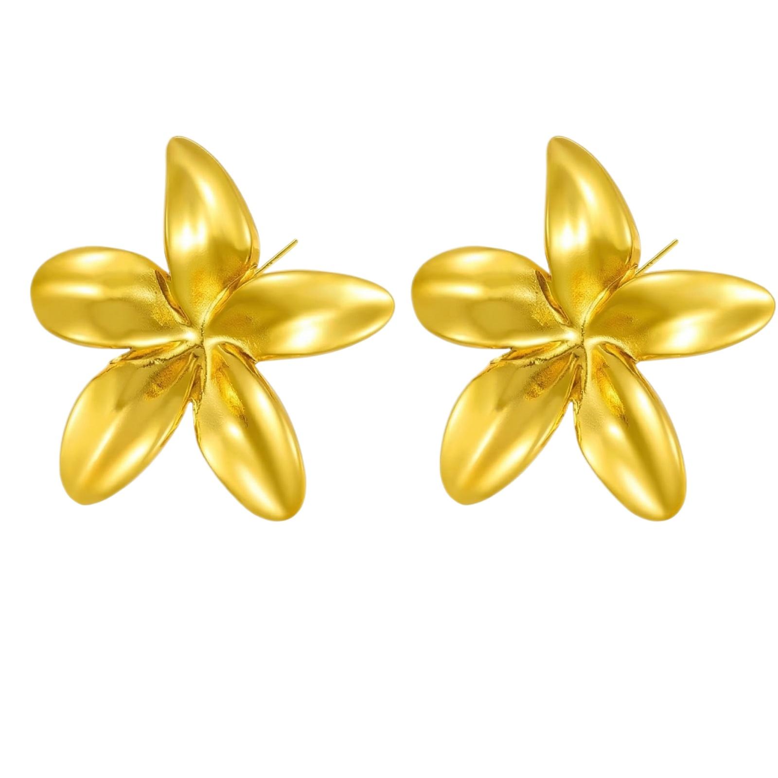 Stainless Steel Earrings for Women Vintage Luxury Stylish Titanium Steel Jewelry one size