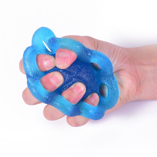 Hand Grip Exerciser Ball High Elasticity Bump Design Recovery Training Hand Acupuncture Point Activation Grip Strengthener Ball for Home