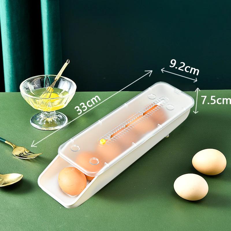 Ящик для яиц Контейнер для хранения яиц для ящика холодильника Тип лотка для яиц Органайзер для холодильника Контейнеры для еды Держатель кухонных принадлежностей