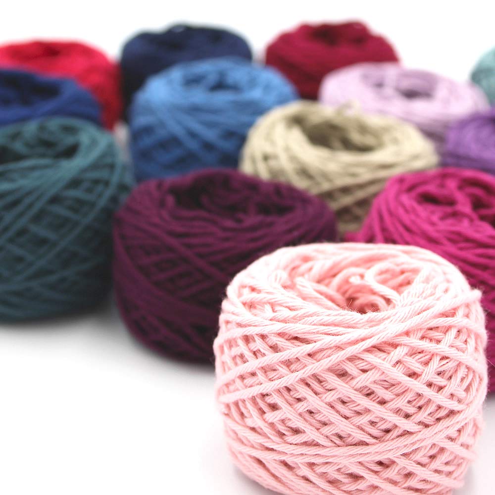 Original Cotton Set 10g Small Roll x 14 Colors 14-Color No.3 - 100% Cotton,