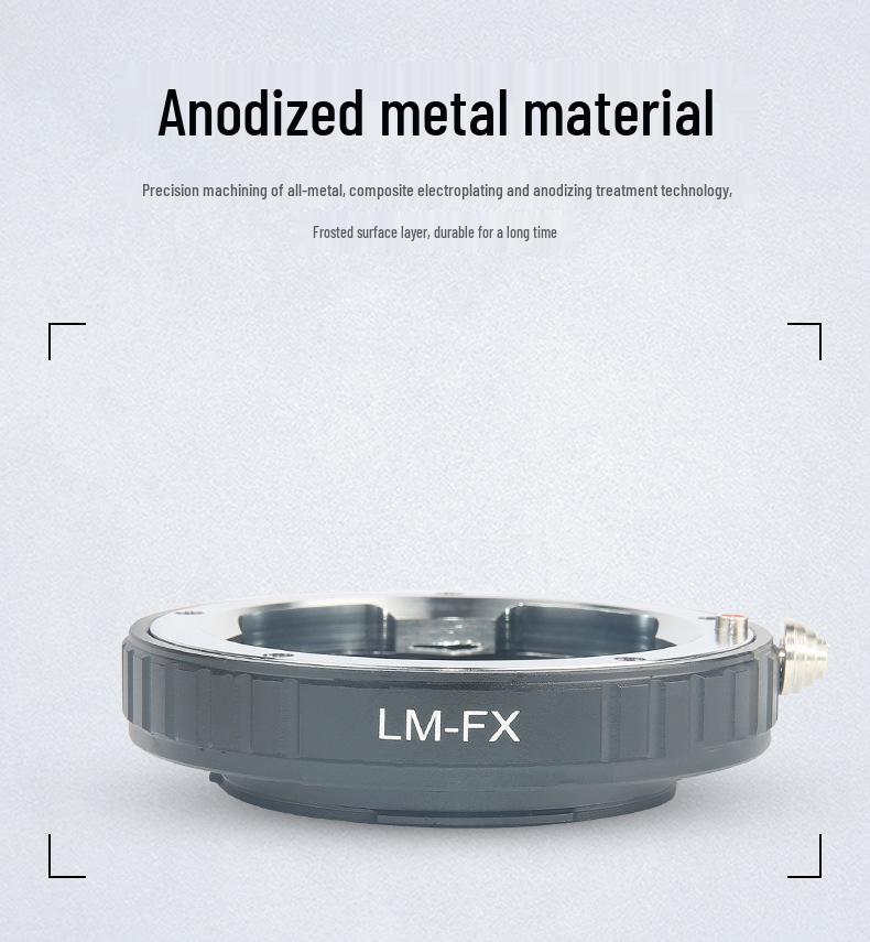 LM-FX lens adapter ring for LM series lenses to Fuji mirrorless XT1/X-Pro2.