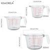 1PCS Multifunctional Glass Measuring Cup with Scale and Handle High Temperature Resistance Microwave Safe for Kitchen Baking