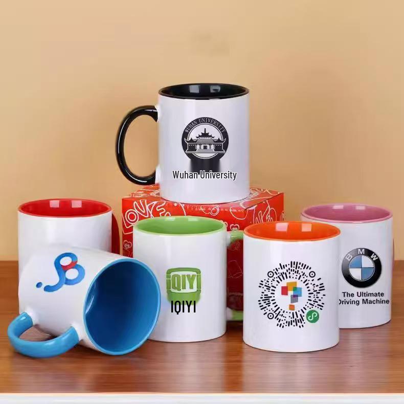 Mug Customization - Personalized Logo & Text Ceramic Cup for Annual Meetings and Gifts