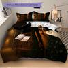 Ghostly Station Mystery Print 3Pcs Bedding Setduvet Cover With 2 Bedropillowcase Home Birthday Gift