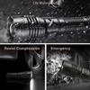 100000LM LED Flashlight USB Rechargeable Zoom Torch Strong Light Focused Light Source Can Light a Flame Waterproof Lantern