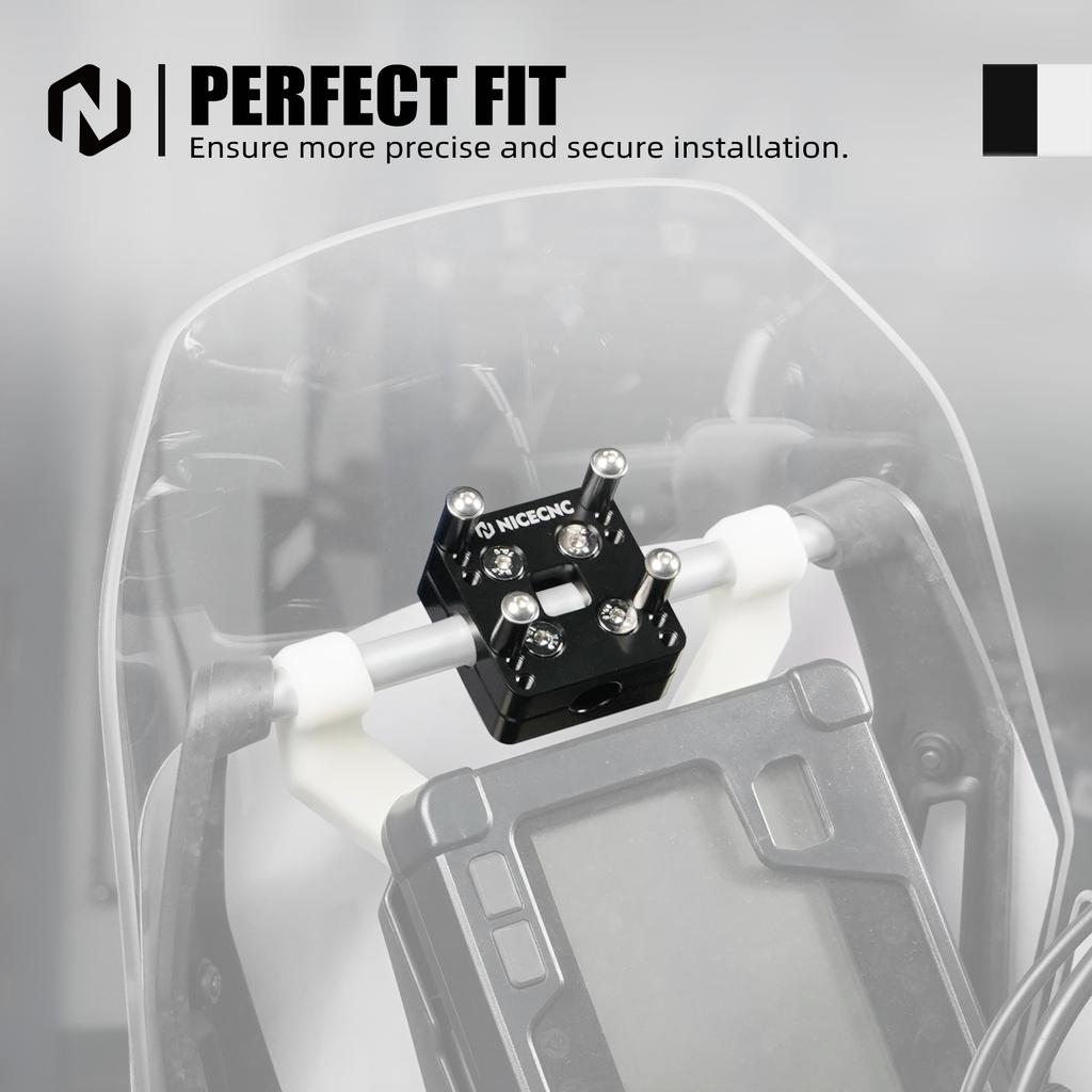 Univerzální držák na telefon/GPS pro motocykl 12mm tyč AMPS pro BMW R1200 R1250 GS GSA Yamaha Tenere 700 Aprilia Tuareg 660
