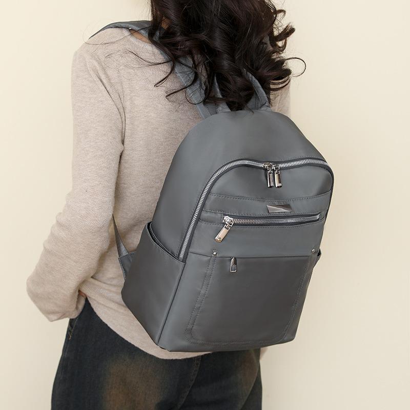 New Stylish and Simple Casual Shoulder Bag Trendy Women's Backpack Anti-splashing Nylon Bag