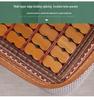 Breathable Bamboo Summer Cool Mat Cushion for Office and Car Chairs