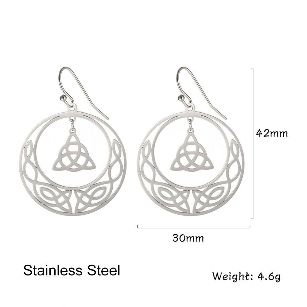 Teamer Witch Knot Pendant Necklace For Women Viking Irish Celticss Knot Magic Wicca Necklaces Jewelry Valentine Gifts Wholesale