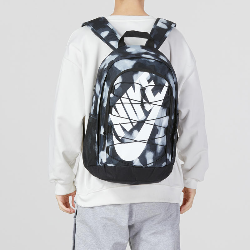 Nike Fabric Backpack Regular Unisex Black Lightweight Casual DR6260-010
