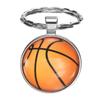 Keychain Metal Sports Ball Zinc Alloy Birthday for Sports Basketball [uxcell] Dome-shaped Set, Keychain, Pendant, Embossed, Gift, Enthusiasts,